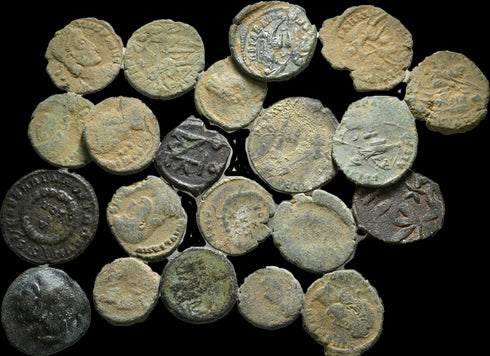 21 Ancient Roman coins